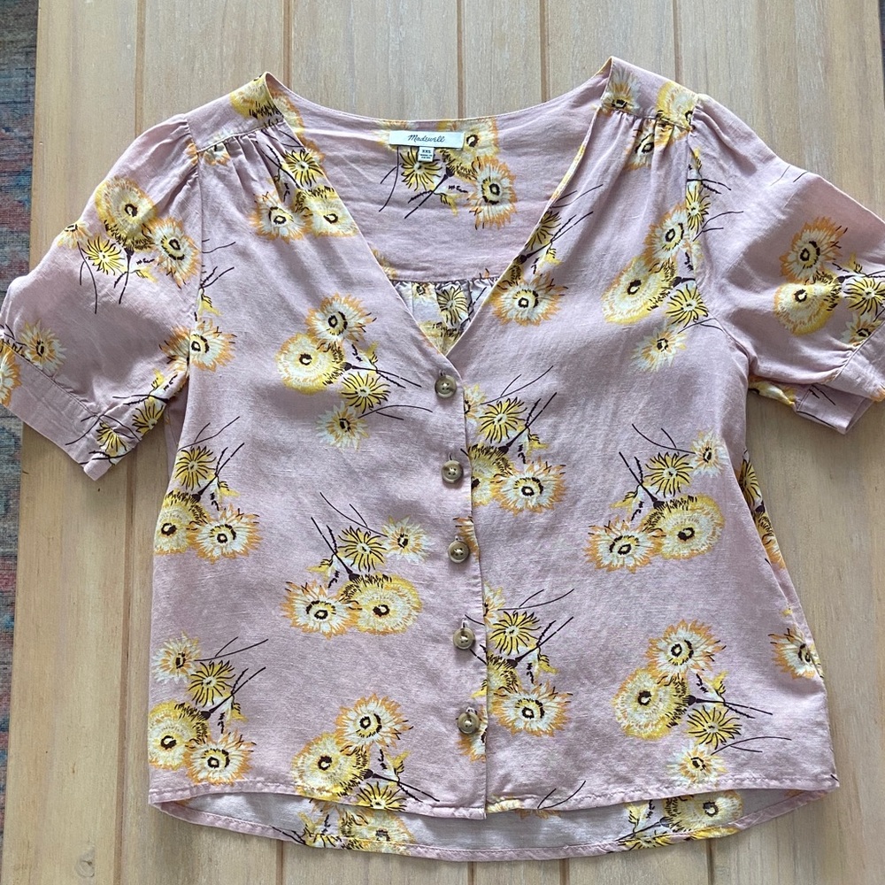 Madewell Floral Blouse | fits like xs